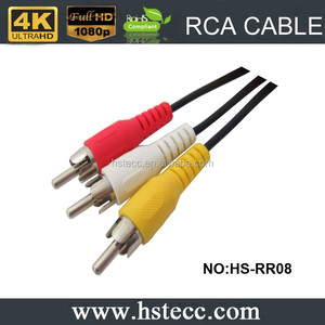 Xerxes <span class=keywords><strong>RCA</strong></span> audio video cable de extensión 3 <span class=keywords><strong>RCA</strong></span> macho 6 pies - Product Image 2