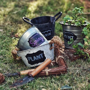 <span class=keywords><strong>Amazon</strong></span> Vente Chaude Étiquettes de Tableau Noir Tableau Réutilisable Autocollants pour Bocaux Mason-Avec 4 <span class=keywords><strong>Craie</strong></span> - Product Image 4