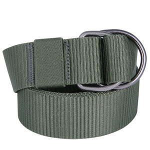 Personnalisé Hommes Femmes Style <span class=keywords><strong>Militaire</strong></span> Vert Double D Anneau <span class=keywords><strong>Ceinture</strong></span> En Nylon avec Anneau En D - Product Image 5