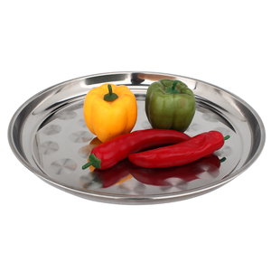 Design per la casa grande vassoio di metallo stile tailandese vassoio di metallo piatto <span class=keywords><strong>da</strong></span> <span class=keywords><strong>portata</strong></span> grande rotonda piatto di cibo - Product Image 4