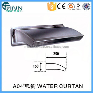 <span class=keywords><strong>Faire</strong></span> en acier inoxydable <span class=keywords><strong>cascade</strong></span> <span class=keywords><strong>piscine</strong></span> cabine de pulvérisation d'eau rideau - Product Image 5