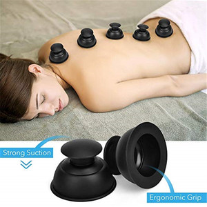 Juego de ventosas de silicona para fisioterapia, set de venthouses de silicona de grado médico, anticelulítico - Product Image 2
