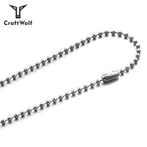 Craft Wolf Mem Mujeres Simple Pareja Cruz Collar Personalización de fábrica al por mayor Joyería de diseño original Fábrica China - Product Image 4