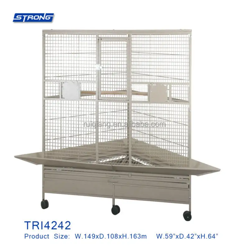 Corner cage Metal Big Bird cage TRI4242