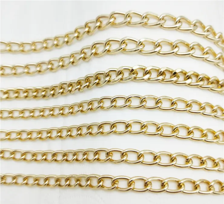 wholesale decorative aluminum fancy gold link chains