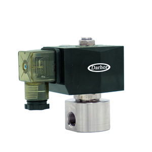 1/8 "NPT 1/4" NPT 스테인레스 스틸 304 직접 작용가스 용수 용 정상 폐쇄 고압 솔레노이드 밸브 - Product Image 1