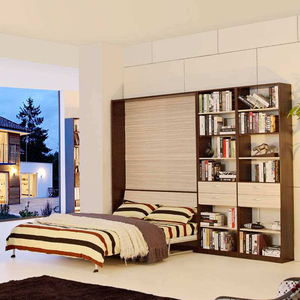 A doppia Parete Da <span class=keywords><strong>Letto</strong></span> Moderna Trasformabile Camera Da <span class=keywords><strong>Letto</strong></span> Risparmio di Spazio Mobili <span class=keywords><strong>Letto</strong></span> Pieghevole Murphy A Muro Nascosta <span class=keywords><strong>Letto</strong></span> - Product Image 2