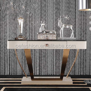 OE-FASHION marroquí fósiles moderno <span class=keywords><strong>de</strong></span> sala <span class=keywords><strong>de</strong></span> estar <span class=keywords><strong>muebles</strong></span> <span class=keywords><strong>de</strong></span> madera sólida <span class=keywords><strong>de</strong></span> acero inoxidable <span class=keywords><strong>de</strong></span> mármol natural superficie <span class=keywords><strong>de</strong></span> <span class=keywords><strong>entrada</strong></span> <span class=keywords><strong>de</strong></span> - Product Image 1