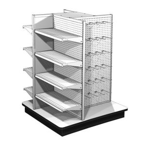 Beauty Store Merchandiser <span class=keywords><strong>4</strong></span> <span class=keywords><strong>Way</strong></span> Gondola Hiển Thị Đứng - Product Image 1