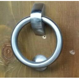 Moderna in acciaio inox di forma circolare battente di portello - Product Image 2