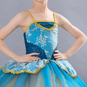 Nuevos trajes de baile profesionales para niños, tutú de Ballet, vestido <span class=keywords><strong>largo</strong></span> romántico con tirantes - Product Image 5