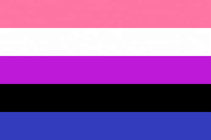 ราคาถูกที่กำหนดเอง100% โพลีเอสเตอร์3 * 5ft <span class=keywords><strong>Genderfluid</strong></span> คนธง - Product Image 3