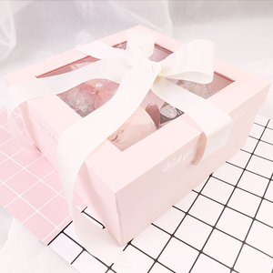 Tùy Chỉnh Logo Sinh Thái Thân Thiện Giấy Các Tông Hộp Bao Bì Quà Tặng Với Cửa Sổ <span class=keywords><strong>Pvc</strong></span> Rõ Ràng - Product Image 3