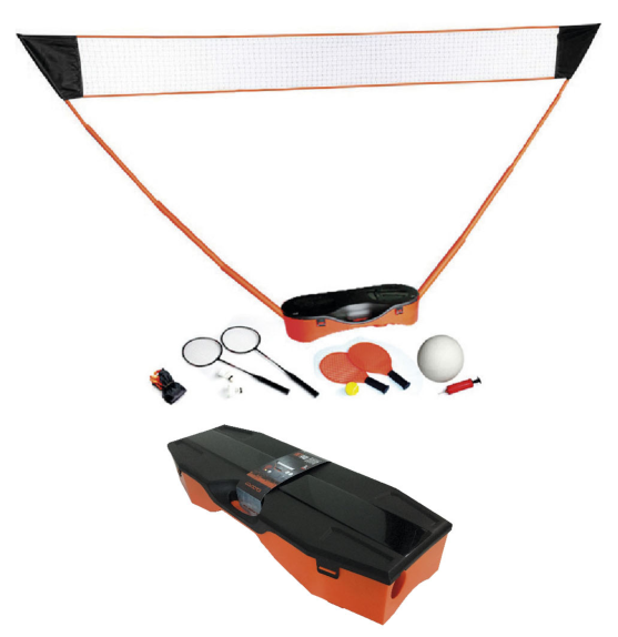 Hot Selling Indoor Outdoor 3 in 1 Game Set Badminton Volleyball Tennis for Kids and Adults