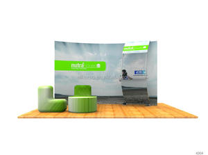 Estantes incluidos Soporte de exhibición de feria comercial para <span class=keywords><strong>Expo</strong></span> Show Equipo comercial de exposición de alta visibilidad - Product Image 5