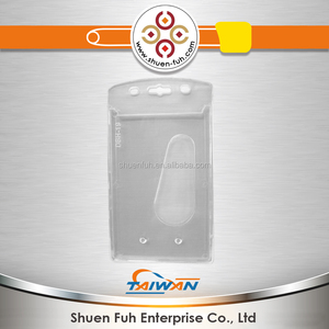 S.F. DBH-19 PS Transparent <b>Lanyards</b> ID Badge <b>Card</b> <b>Holder</b> 58x105cm <b>for</b> One Position - Product Image 2