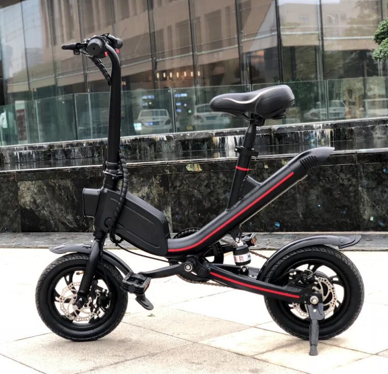 Shenzhen nuevo 12 pulgadas plegable de la e-bici bicicleta eléctrica con alta velocidad