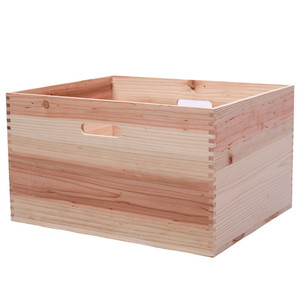 Không Sơn Lớn Tuyết Tùng Sâu Hộp Gỗ Thùng Thân Cây Rương Với Có Thể Tháo Rời Nắp Bằng Gỗ Hộp Lưu Trữ Cho Quần Áo Sách Đồ Chơi Đồ Lưu Trữ - Product Image 6