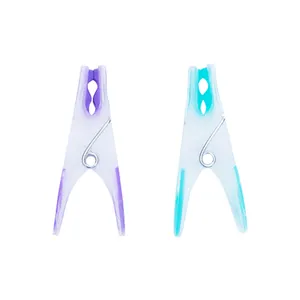 Hot Sell Colorful Plastic Clothes Clip Toy Cloth Hanger Peg