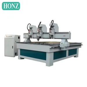 Honzhan Nhà máy cung cấp trực tiếp 5 trục CNC cắt graving tấm nhôm chế biến gỗ CNC Router chi phí Châu Âu cho bán