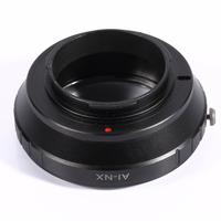 Anneau adaptateur d'objectif d'appareil photo NEX Massa en alliage d'aluminium usiné CNC, argent/noir, accessoires d'appareil photo réutilisables