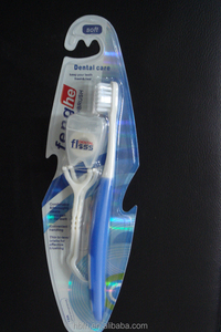 Cepillo de dientes para adultos con dental floss y selección de la seda dental - Product Image 2
