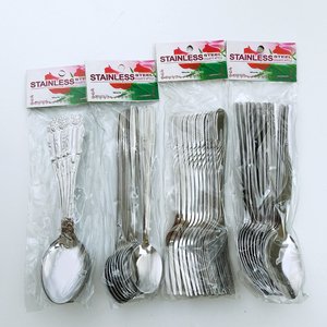 <span class=keywords><strong>Plata</strong></span> Color acero inoxidable cubertería bebé - Product Image 6