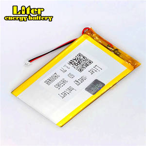 Plug1.5line <span class=keywords><strong>2</strong></span> linha 3.7 V 385585 li-polímero bateria li-ion 405585 3.7 v 2800 mah bateria recarregável - Product Image 2