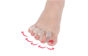 Séparateurs d'orteils Correcteur d'oignon Attelle orthopédique d'<span class=keywords><strong>hallux</strong></span> <span class=keywords><strong>valgus</strong></span> marteau pied correction du gros orteil entretoises d'orteil yoga - Product Image 5
