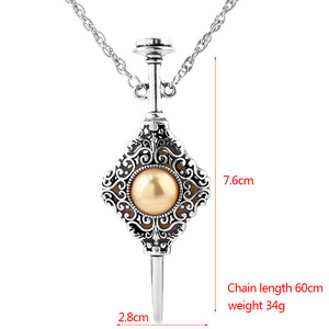 สร้อยคอจี้รูปสัตว์ประหลาดจากภาพยนตร์สุดมหัศจรรย์ - Product Image 2