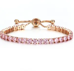 Brazilian gold jewelry bracelets link chain bracelet stretch crystal bracelet