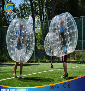 Bola burbuja de fútbol de tamaño humano, amigo inflable Bola de parachoques, parachoques adulto bola - Product Image 1