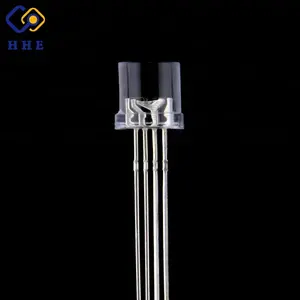 5mm flat top led emitting diode 180 degree