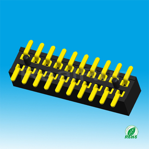 1.0*2.1 MÉT Pitch kép hàng dọc nữ tiêu đề SMD tiêu đề & dây vỏ bề mặt gắn kết - Product Image 2