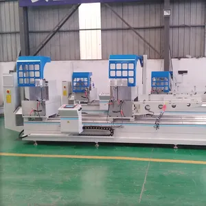 CNC cutting saw aluminum profile window door making machine