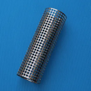 Stainless steel 304 perforated filter tube/ perforated drainage pipe