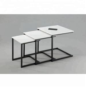 Juego de Tres Mesas de Centro de Madera Apilables - Diseño Contemporáneo - Product Image 2