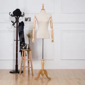 80F-8 nửa cơ thể tùy chỉnh thực hiện thợ may có thể điều chỉnh thợ may nữ mannequin ăn mặc form dummy