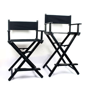 Sedie Pieghevoli Portatili in Alluminio per Trucco e Regia, Leggere, in Nero, Argento e Rosa, per Uso Esterno - Product Image 2