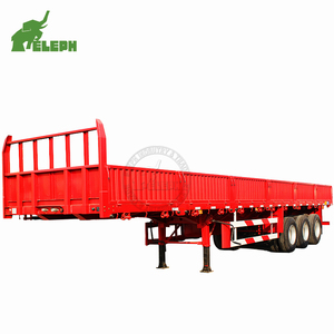 Semi-<span class=keywords><strong>remorque</strong></span> à paroi latérale avec couvercle de plaque avant, mammut Tri Axle Trailer Sale - Product Image 3