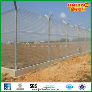 Thép mạ kẽm hàng rào an ninh sân bay với dây lưới Chu vi hàng rào với khung kim loại Hàn dịch vụ chế biến - Product Image 3