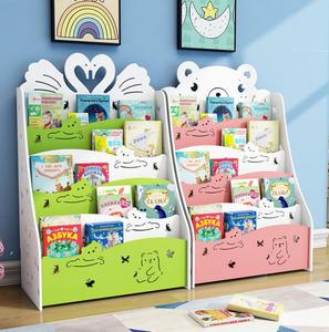 Sản xuất bán buôn vải kệ sách bằng gỗ đa lớp dễ dàng lắp ráp tầng thường vụ trẻ em kệ sách - Product Image 6