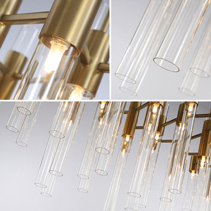 Lámparas de Techo Decorativas Grandes y Contemporáneas de Lujo en Dorado, Lámpara Colgante de Lujo, Lámpara Colgante LED Dorada, Araña Moderna para <span class=keywords><strong>Hotel</strong></span> - Product Image 6