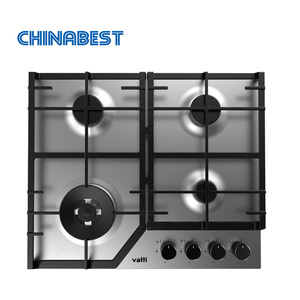 <strong>Stainless</strong> <strong>Steel</strong> 4 Burners LPG Built in <strong>Gas</strong> <strong>Hob</strong> - Product Image 1