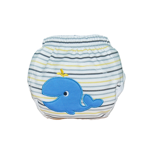Fabbrica OEM carino modello a prova di perdite riutilizzabile cotone bambino neonato vasino pantaloni pannolino per bambino - Product Image 4