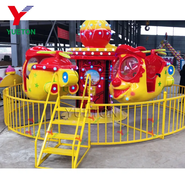 Zhengzhou Yueton Park Amusement Game Mini Outdoor Ride Big Eye Plane