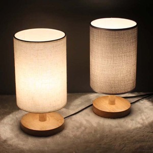 Đèn bàn nhỏ vải lanh bóng râm có thể điều chỉnh ánh sáng đèn cạnh giường ngủ Bàn đầu giường Đèn đọc sách cho phòng ngủ văn phòng Vườn Ươm - Product Image 5