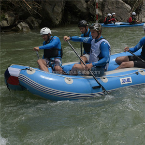 Fabrication en usine de radeaux gonflables, technologie de soudage pour radeaux, bateaux de rafting - Product Image 3