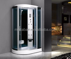 Italien style verre de sécurité et utilisé cabine de <span class=keywords><strong>douche</strong></span> à vapeur <span class=keywords><strong>avec</strong></span> portes en verre incurvé - Product Image 4