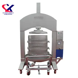 Beverage Industry Machinery 800mm Stainless Steel Hydraulic Wine Press, Industrial Fruit Juice Squeezer Hydraulic Fruit Juicer